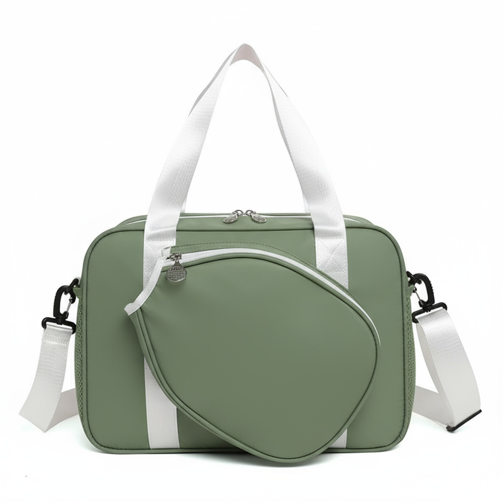 Bolsa de tenis de gran capacidad de almacenamiento de hombro único bolso de pelota bolso de mano doble hombro bolso de bádminton femenino de alto valor image 4