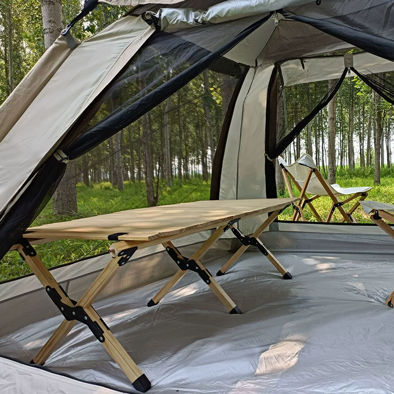 Travel tent for camping, handheld folding automatic canopy, 2 in 1