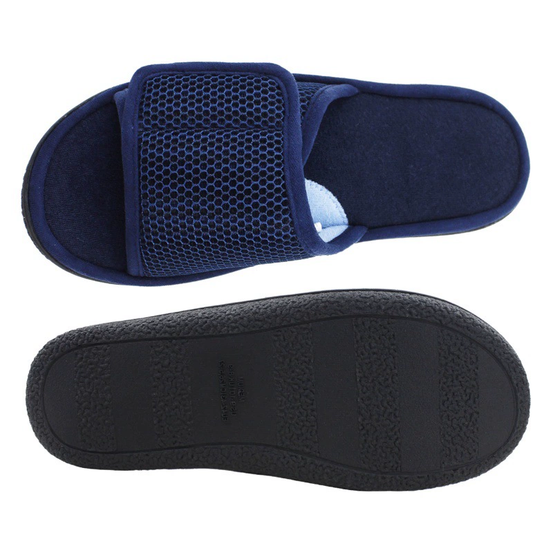 Трансграничные тапочки из кораллового флиса на липучке, мужские домашние тапочки, напольные тапочки TPR Sole для четырех сезонов