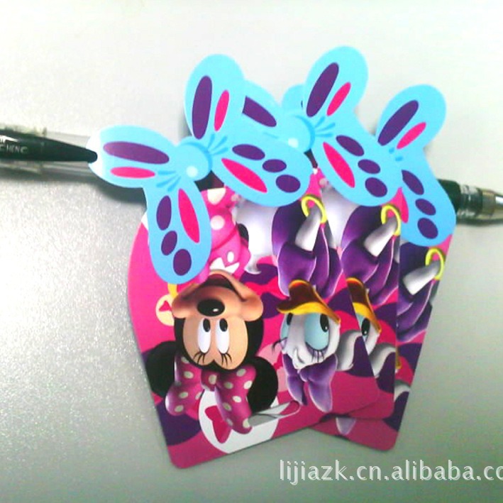 鞋形状卡米奇头形状异形卡可爱卡通形状的PVC卡制作
