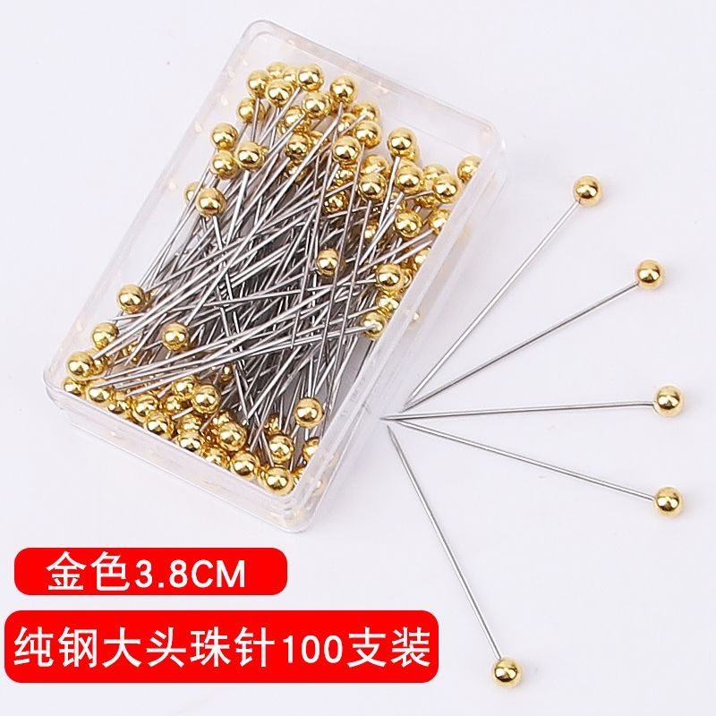 Aguja de cuentas de cerámica corte tridimensional Aguja de posicionamiento de la aguja de la perla aguja fija de acero inoxidable aguja de conformación de ropa hecha a mano