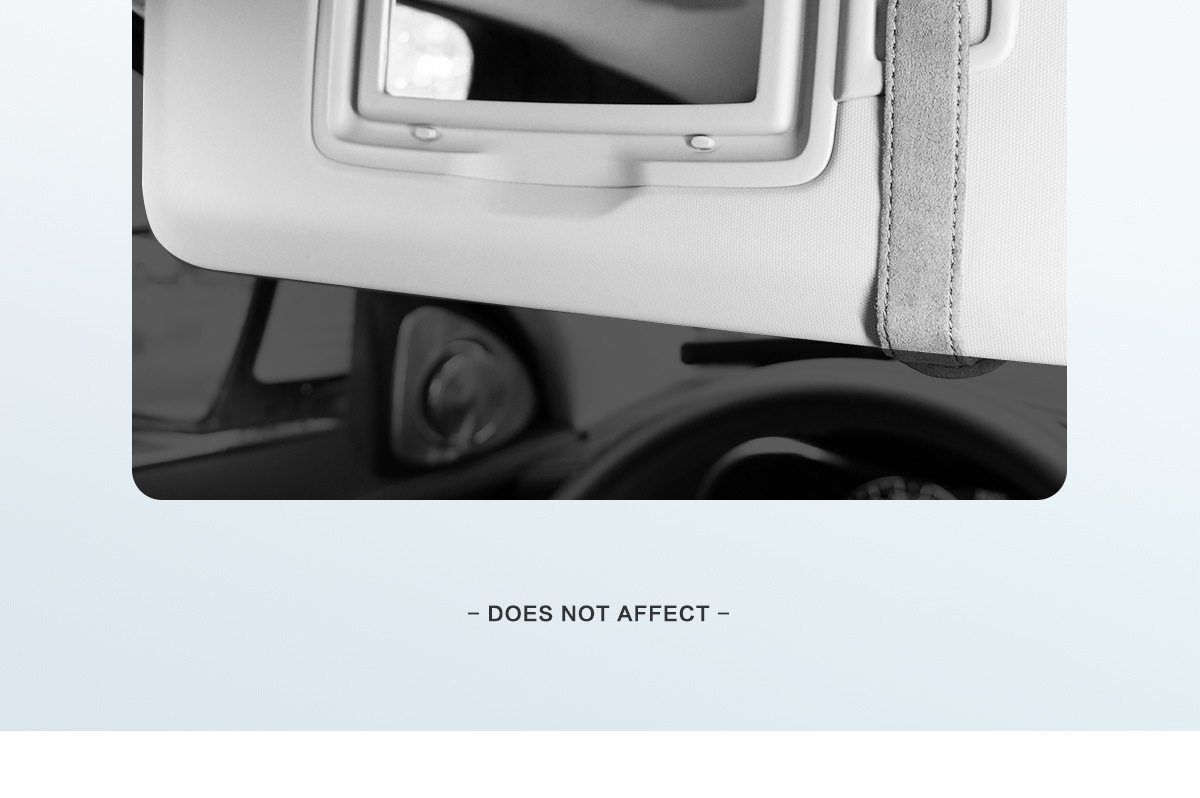 Car suede glasses clip glasses frame car sun visor sunglasses clip multi-function card clip car interior accessories