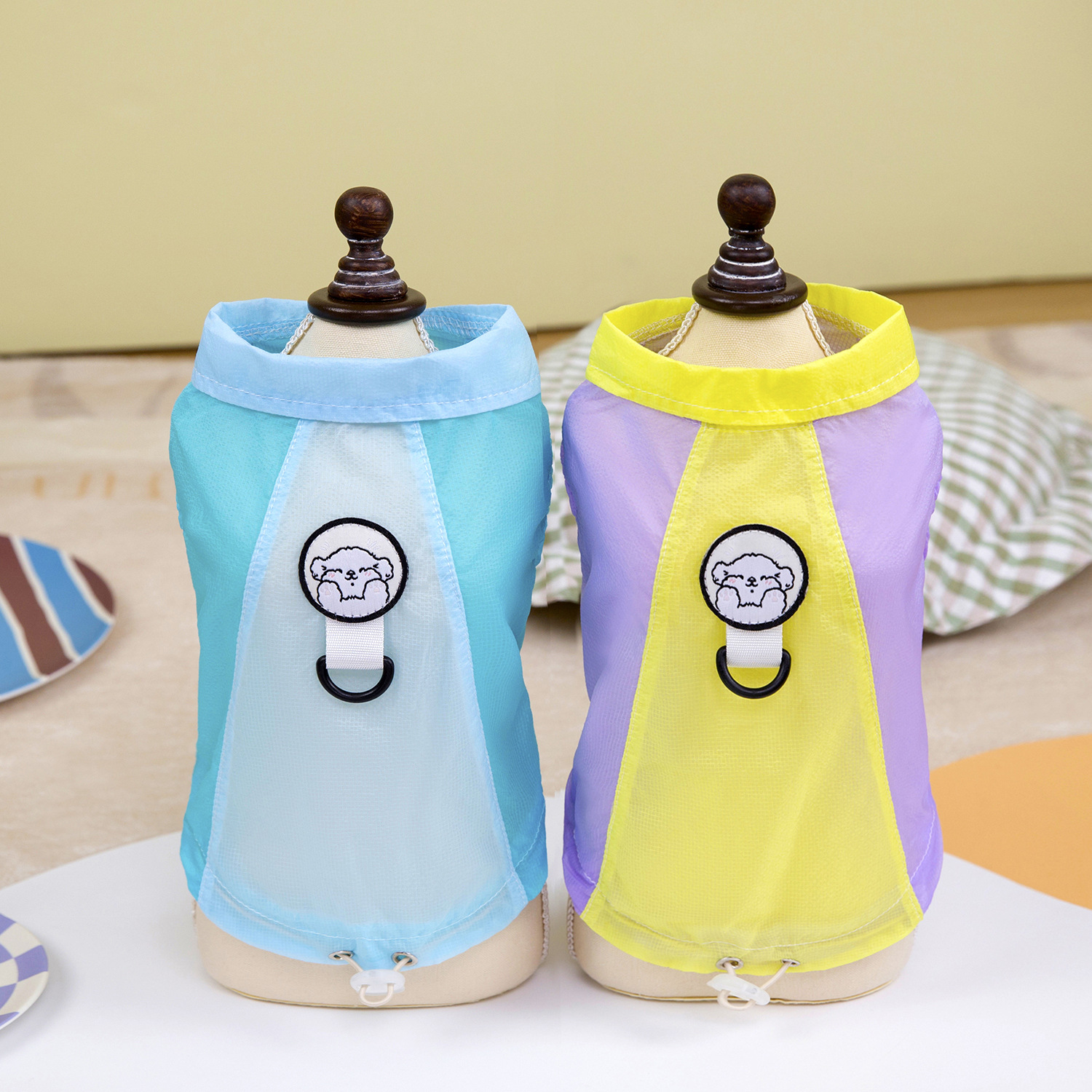 Spring/Summer Lightweight Comfortable Cooling Pet Sun Protection Clothing Ultra Thin Polyester Fabric Dog Clothes_voghion.com