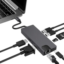 type-c�DHDMI  VGA rj45  USB�˺�һUSB C�DHDMI�Uչ�]HUB������4