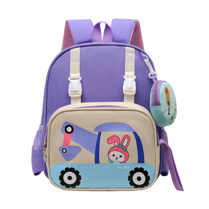 Bonito conejo bolso de niña caricatura bebé jardín de infantes mochila transpirable preescolar niños niñas mochila pequeña