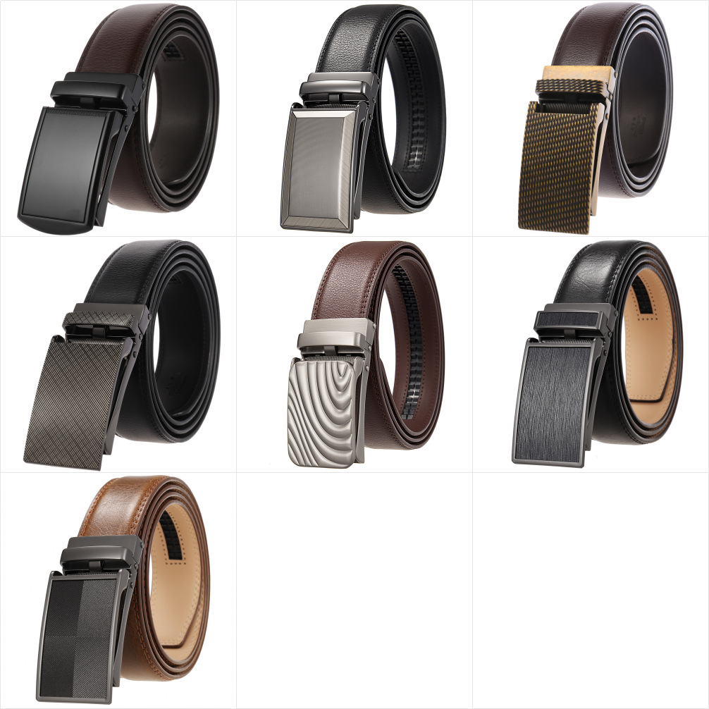 Belt Men's Automatic Buckle Belt Waist Belt Men's Ly36-8690