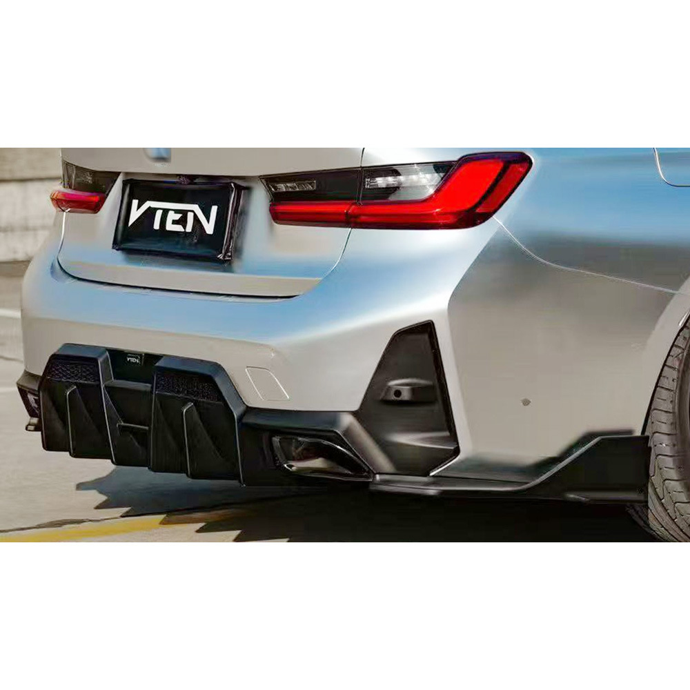 Suitable for BMW 3 Series G20G28 late LCI modified with VTEN second-generation rear lip V2 rear spoiler small body kit and tailpipe