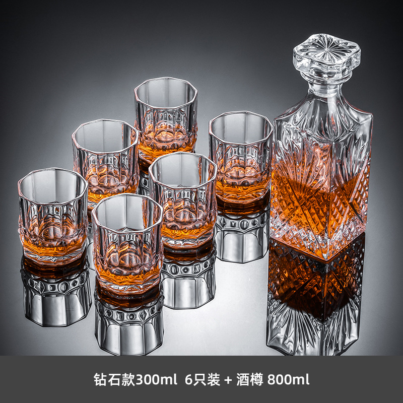 다이아몬드 300ml 6 + 조각 와인 병 800ml