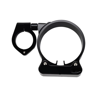 Applicable to Harley XL883/1200C/N/L/R X48 modified side instrument bracket instrument bracket meter rack (Motorcycle frame) - instrument-bracket-black-cnc