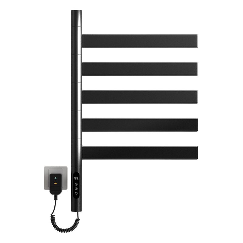 Rotating Electric Heated Towel Rack for Home Bathroom Kitchen Bathroom Intelligent Constant Temperature Electric Heating Drying Storage Rack