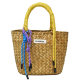 Summer Super Popular Small Straw Bag Women's 2025 New Seaside Holiday Beach Bag Portable Woven Vegetable Basket Bag