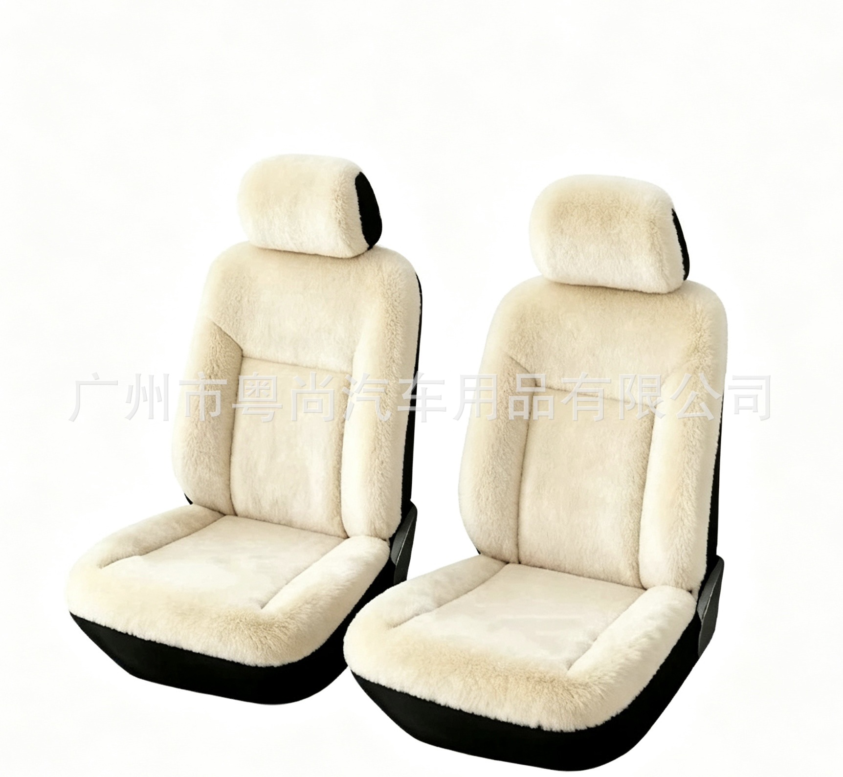 New winter cross-border bestseller, solid color plush 5-seater universal car seat cover, hot-selling on Amazon and Temu