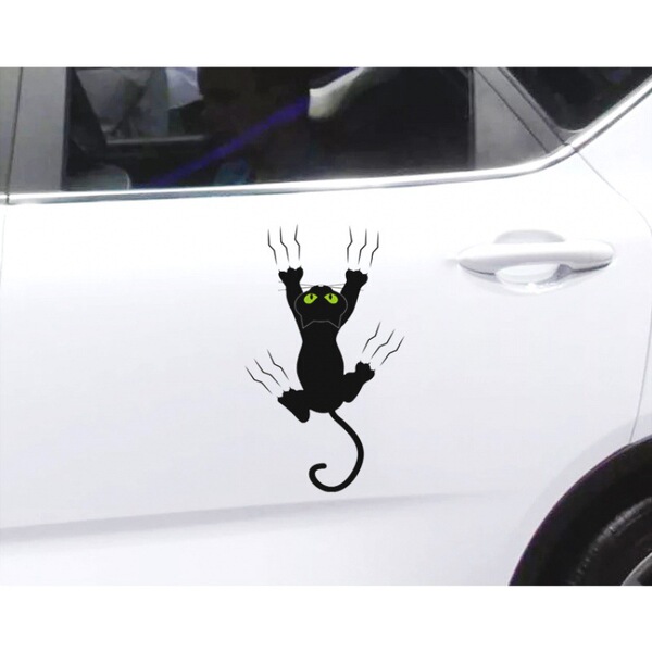 3D kitten sticker