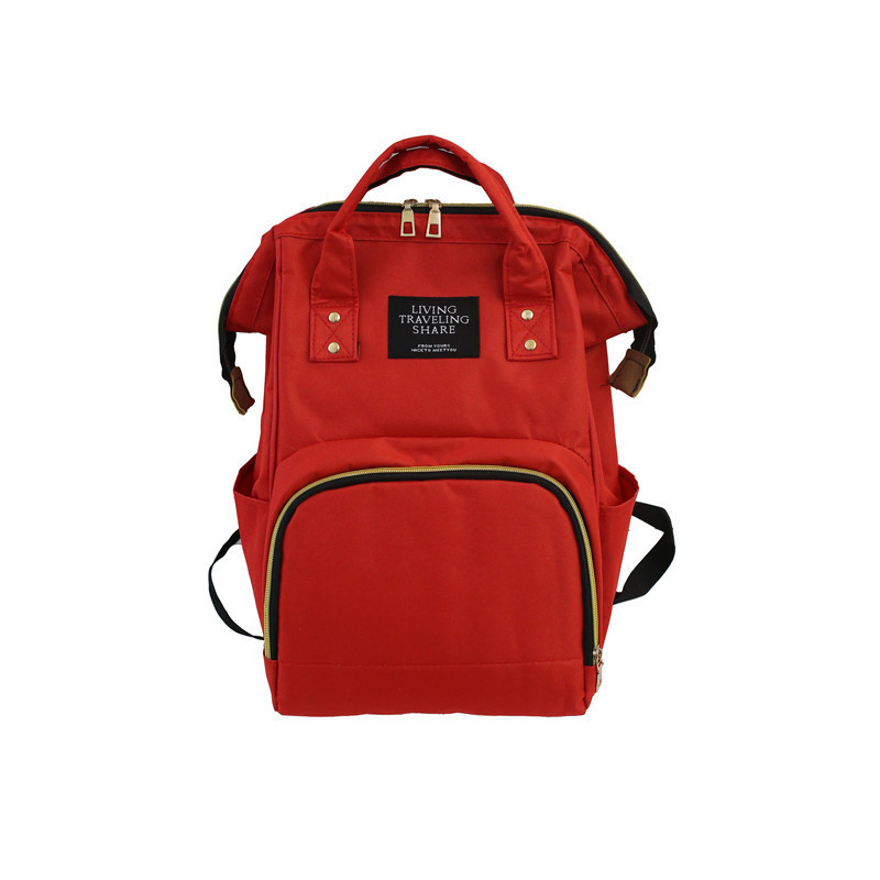 Estilo de gato transfronterizo de buena calidad, bolso de mamá de gran tamaño, mochila portátil, gran cantidad de stock, cremallera Oxford