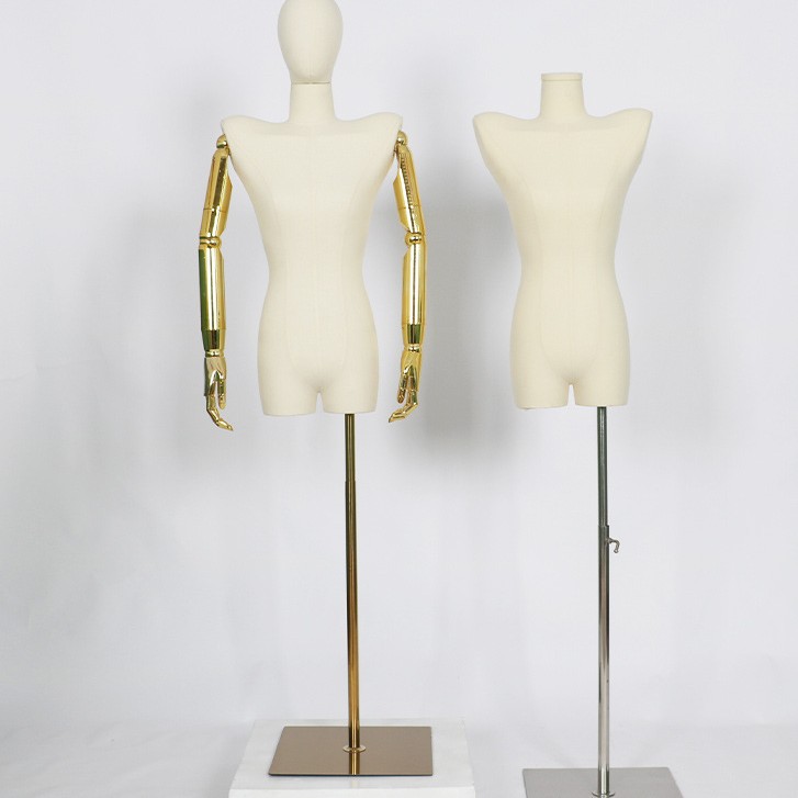 Tienda de ropa de mujer encogimiento de hombros modelo accesorios plataforma de medio cuerpo femenino modelo de hombro plano soporte de exhibición de ventana de hombro image 4