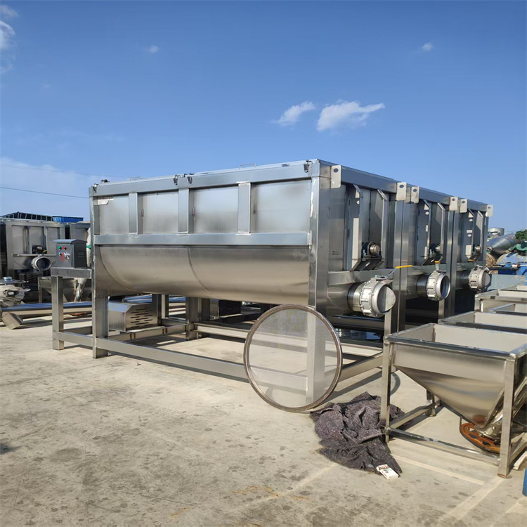 二手不锈钢混合机 卧式螺带混料机 无重力桨叶式 多用途工业搅拌