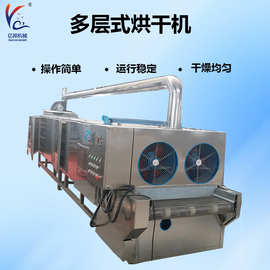 连续式多层大豆拉丝蛋白烘干机 豆干包装袋干燥机设备 隧道式烘干