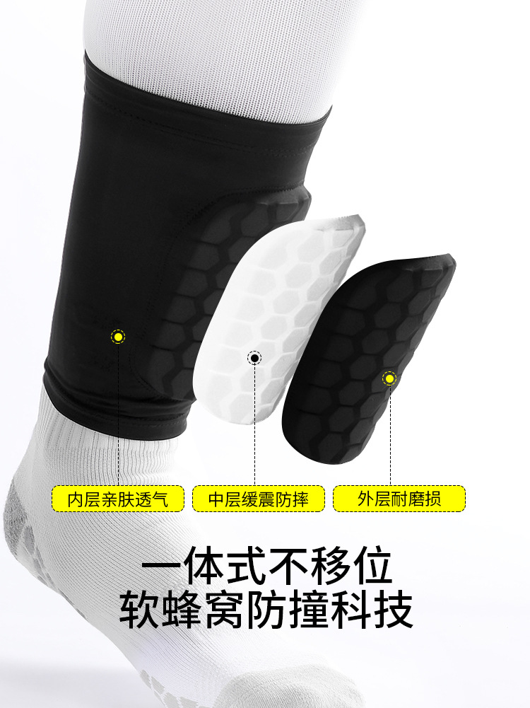 Leggings deportivos de verano EVA panal anticolisión protección de pantorrilla para adultos y niños cubierta especial de protección de pantorrilla de fútbol