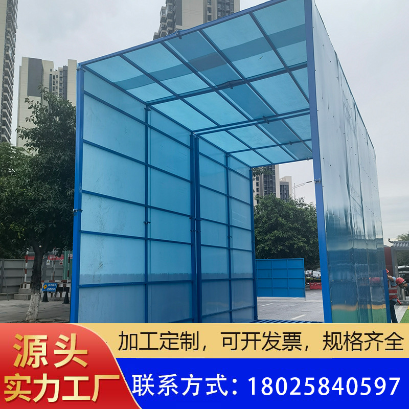 厂家  建筑工地洗轮机全自动感应冲洗平台全封闭工程洗车机滚轴式
