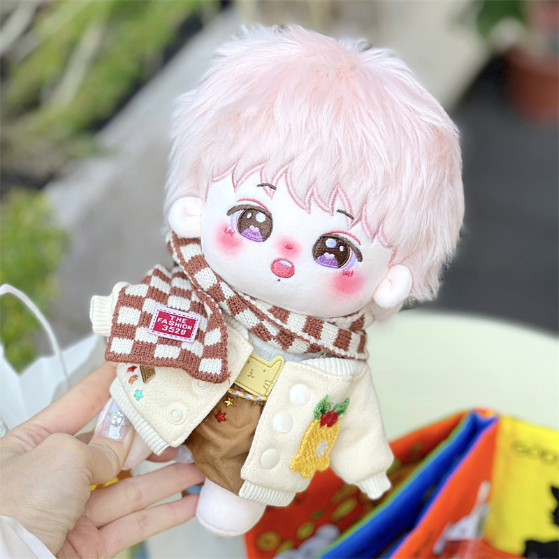 20CM Tian Jiuguo Cotton Doll Clothes suit Original Bulletproof Youth League BTS Plush Doll Doll