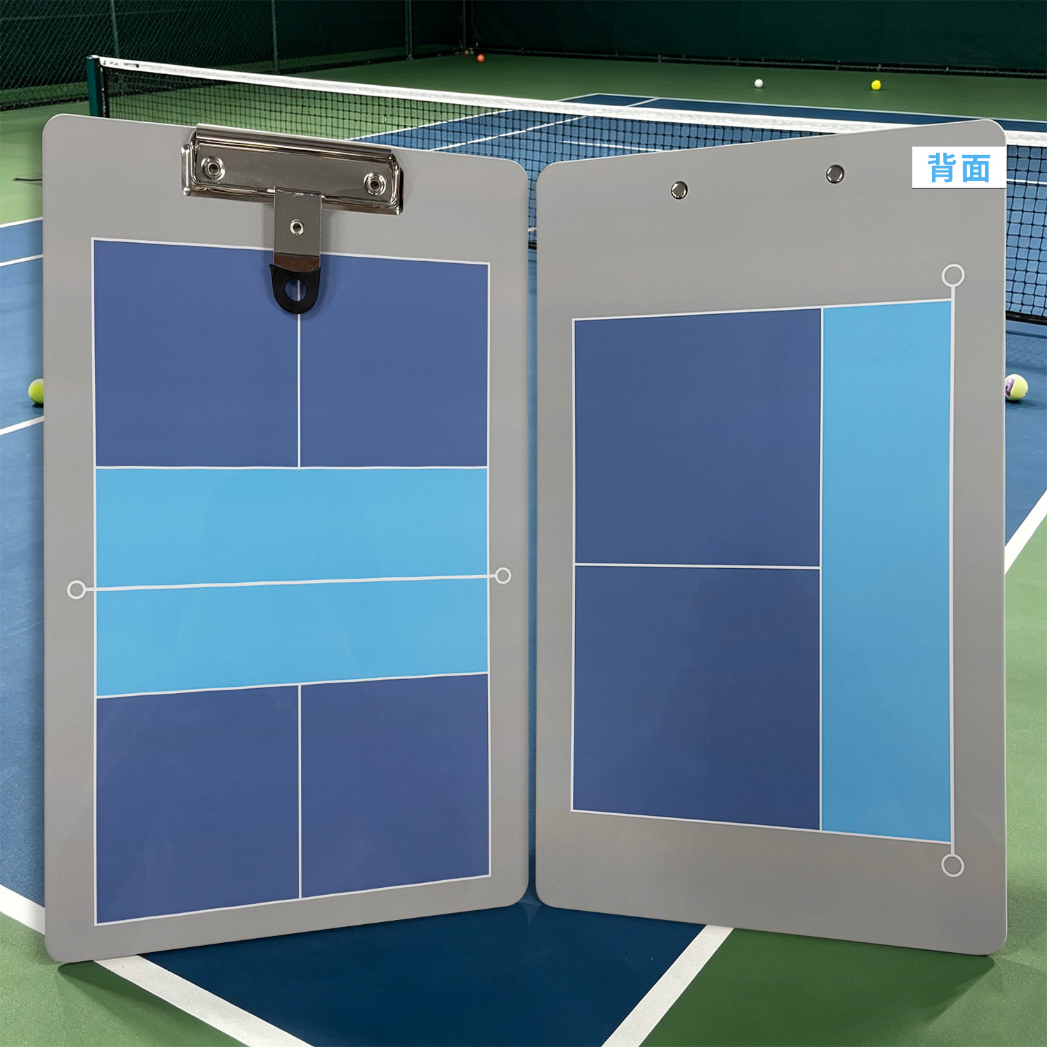 Professional Peak Coach Tactical Board, Portable Double-Sided Court Layout Demonstration and Training Competition Explanation Board