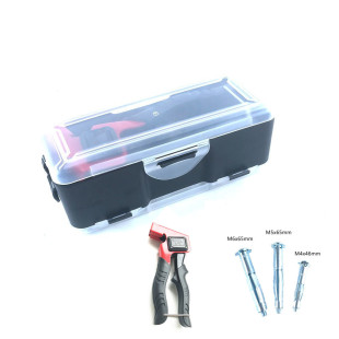 Hollow gecko gun with nail set 22 gecko nail plastic box packaging gecko nail orchid nail gun gecko