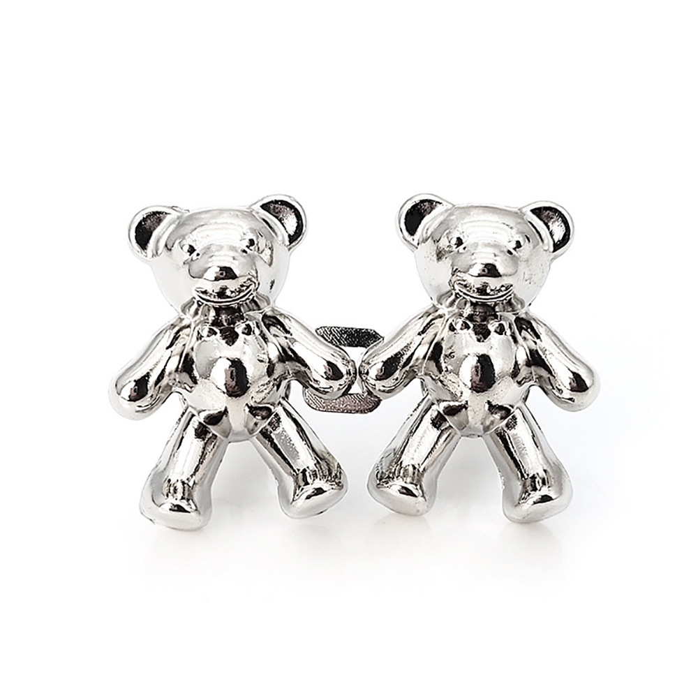 Muñeca de oso artefacto de cintura de pantalón antibrillo desmontable y ajustable botón de cintura grande a pequeño hebilla de cintura universal de dibujos animados