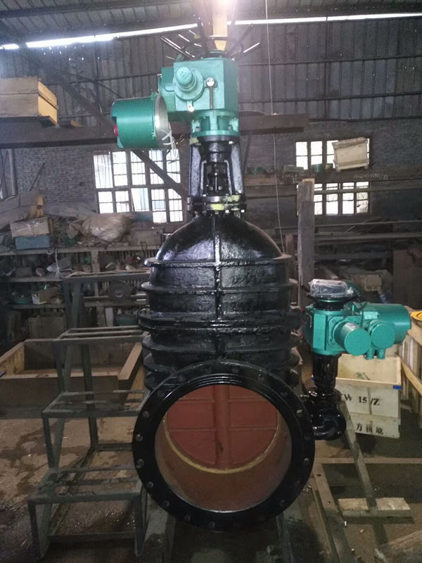 电动闸阀Z945T-10 DN800 铸铁楔式法兰闸阀DN400~800