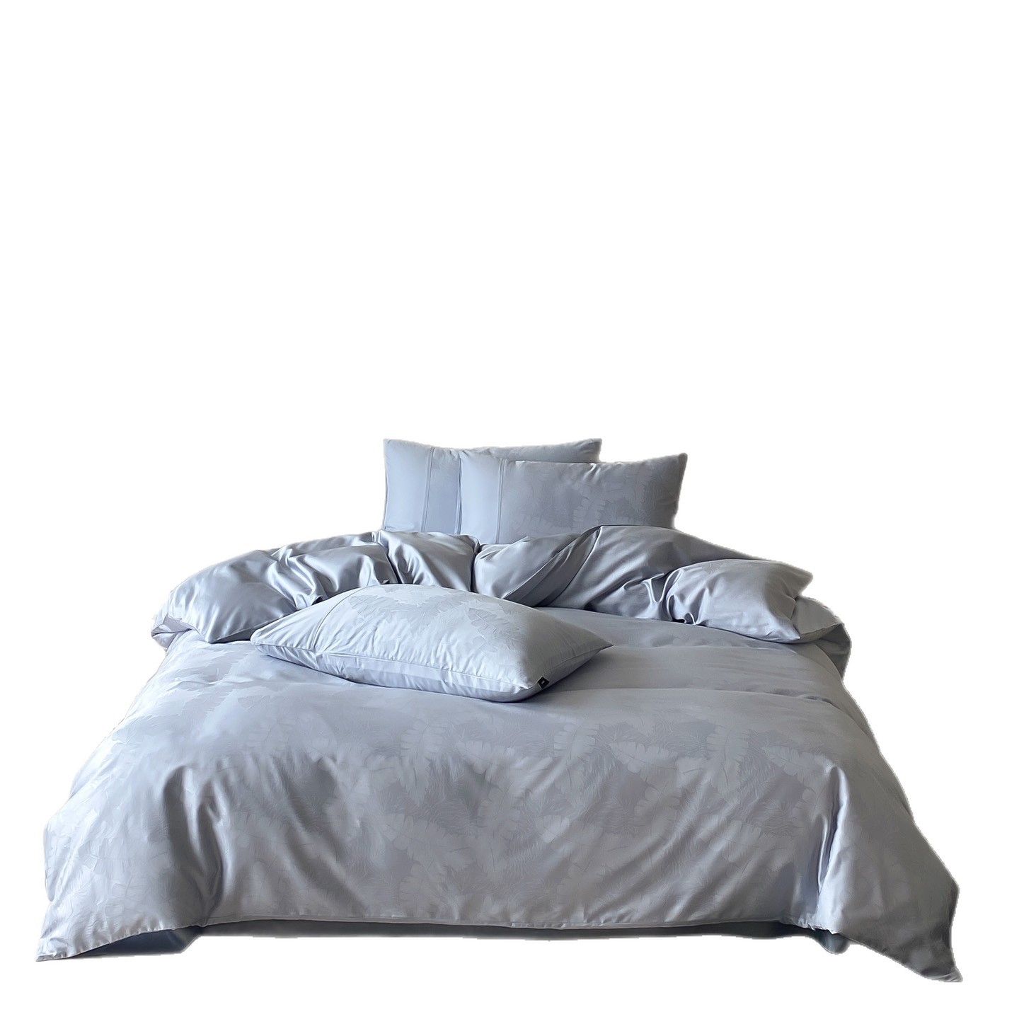 Otoño e Invierno de algodón cepillado conjunto de cuatro piezas moderno simple cama de algodón puro conjunto de cuatro piezas ins estilo 100 sábanas de algodón sábana ajustable