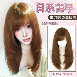 假发长卷发;假发马尾;假发片