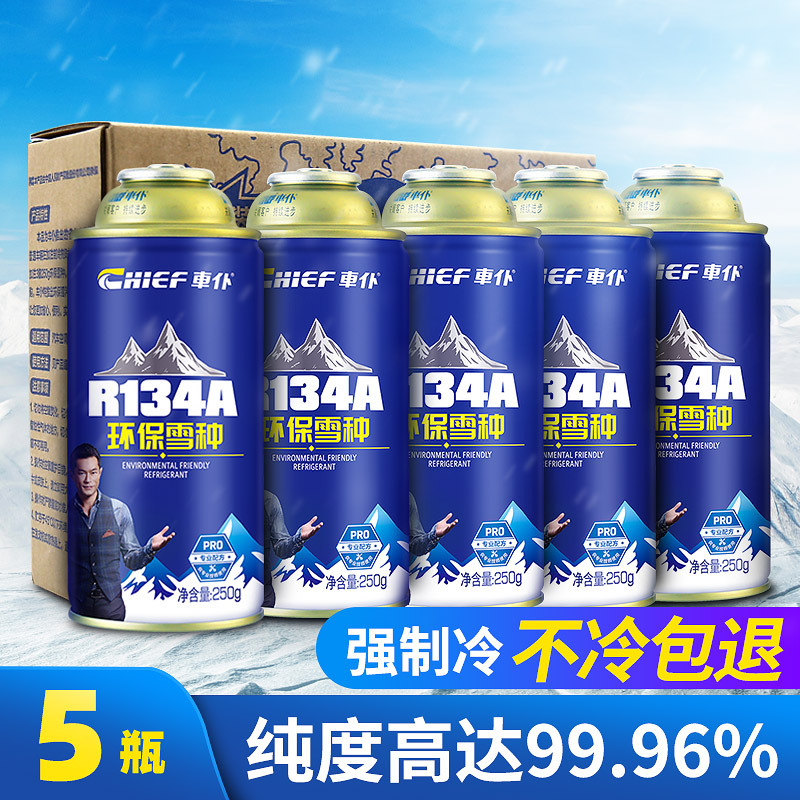 r134a Refrigerant – Qìchē Antifriz - 5-bottles-refrigerant