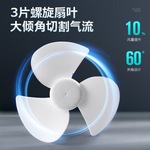 厨房风扇家用可旋转卧室小型壁挂免打孔厕所插座灯头迷你风扇