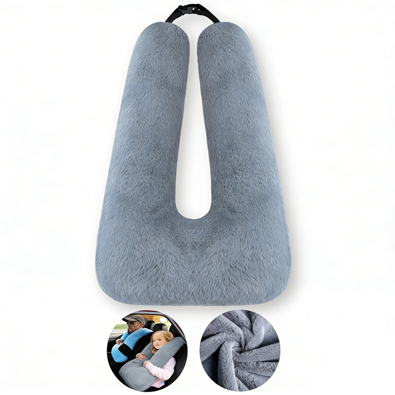 Children's Travel Pillow, Car Cushion, U-Shaped Pillow, Multi-Functional Plush Kidsren's Sleeping Car Anti-Collision Sleeping Artifact