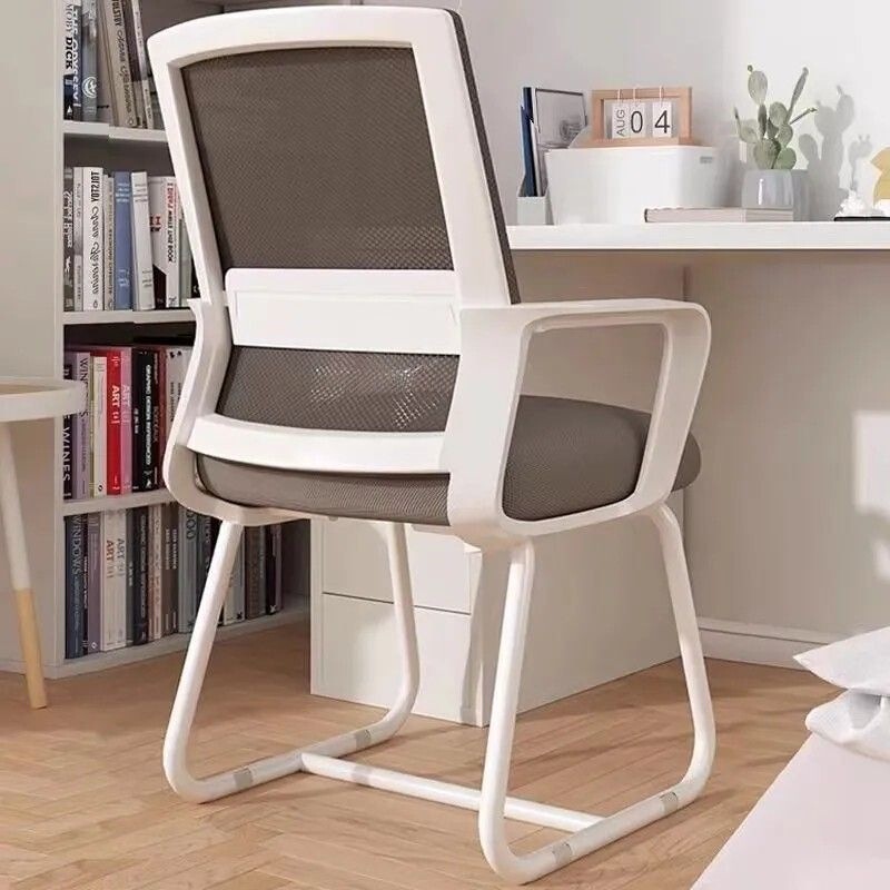 Bow-Shaped Office Chair for Home Use, Simple and Comfortable for Long Sitting, Student Study Chair, Meeting Room Staff Chair, Breathable Mesh Conference Chair Bow-Shaped Office Chair for Home Use, Simple and Comfortable for Long Sitting, Student Study Chair, Meeting Room Staff Chair, Breathable Mesh Conference Chair