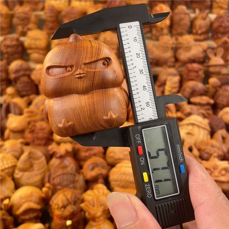 天然シダーウッド彫刻高油古材巣かわいい干支鶏かわいい鶏ホームデコレーションオーナメント|undefined