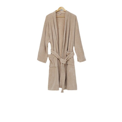 Women's Quick-Drying Coral Fleece Shower Robe Towel Wrap Bath Robe for Adults - Autumn and Winter