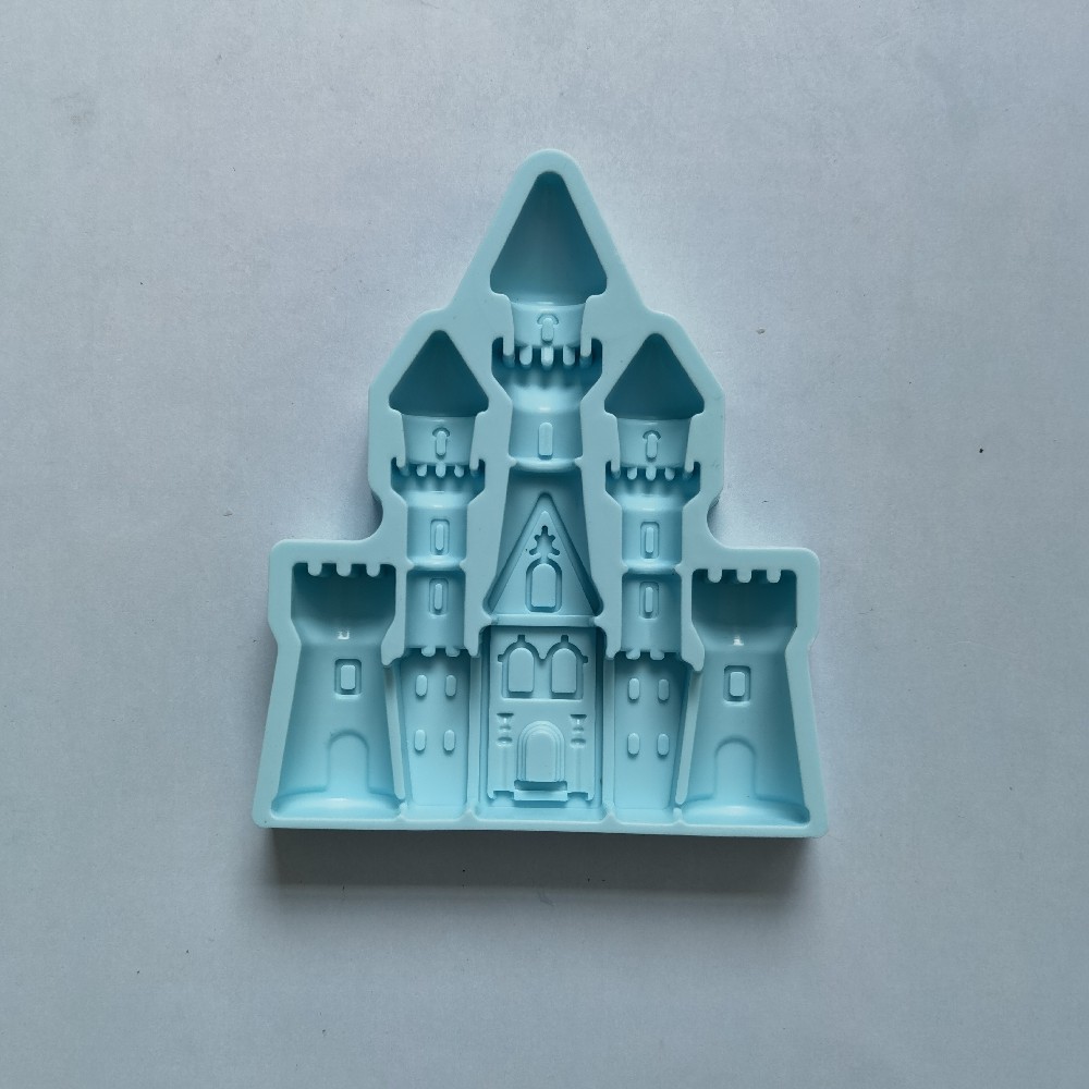 Ejiao Castle 288 Molde de silicona Pudín Molde de postre Decoración de pasteles Utensilios de cocina para hornear
