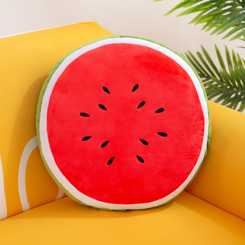 New simulation fruit pillow, watermelon cushion, plush toy, office chair sofa cushion, stuffed doll