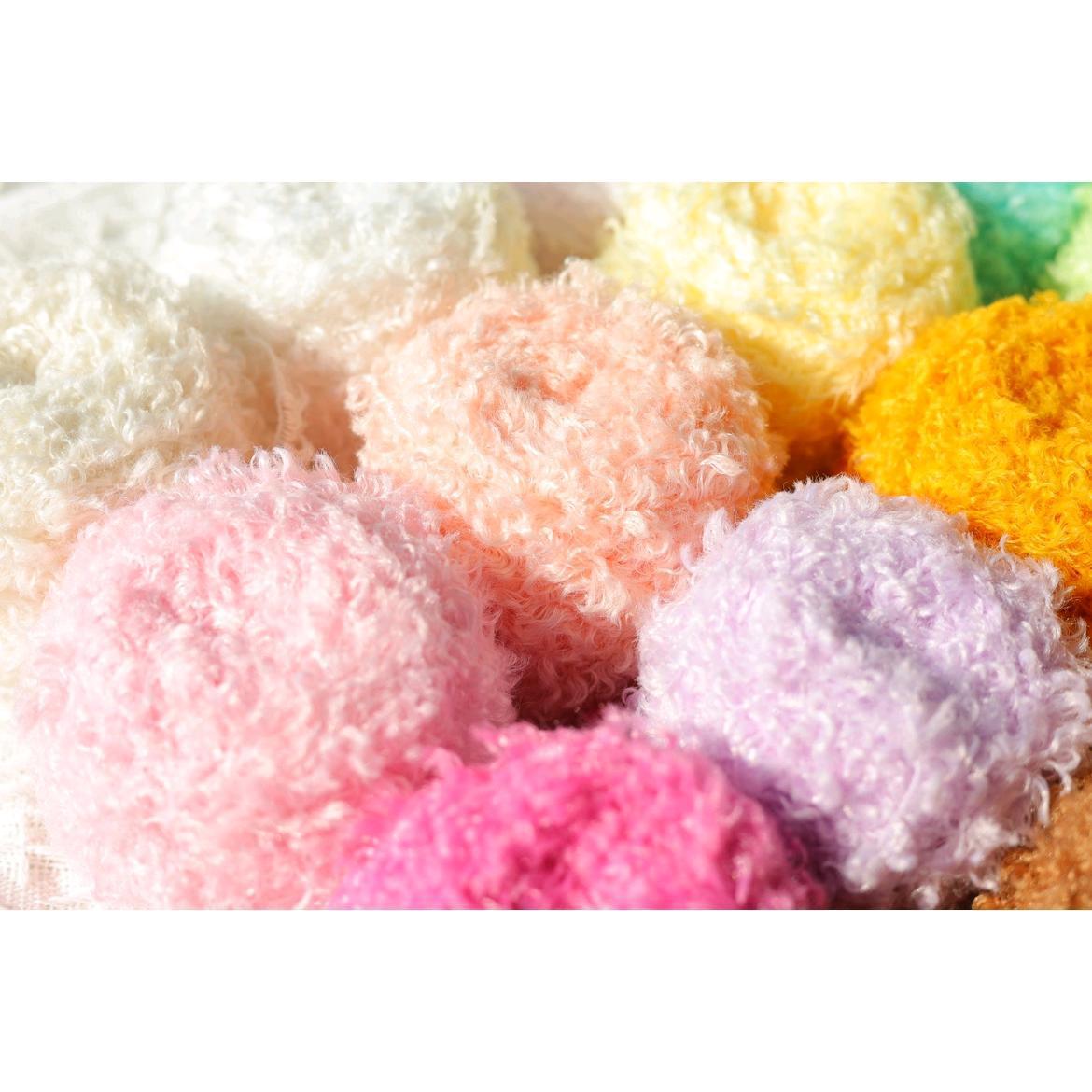 批发大卷卷毛线 卷羊毛泰迪熊玩偶毛线羊卷毛编织棒针钩针毛线