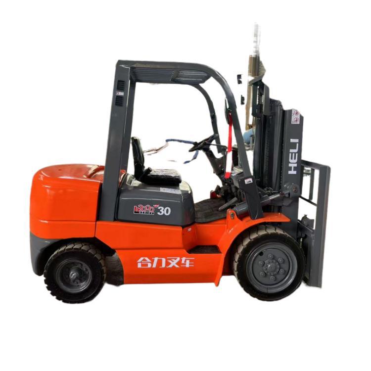 HeLi de segunda mano Toyota 3 toneladas de carretilla elevadora de cuatro ruedas eléctrica de 4,5 metros de elevación de carga