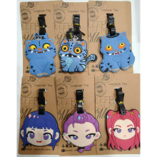 卡通kpop猎魔女团行李牌旅行箱包托运标签挂饰吊牌PVC软胶登机牌