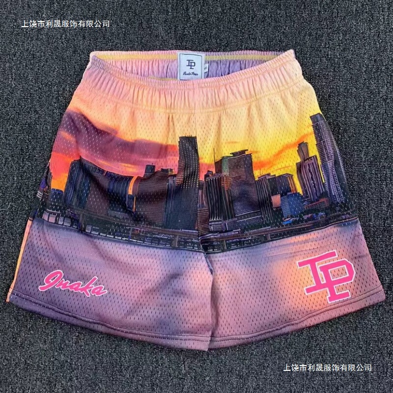 Cross-Border Foreign Trade Ip American Retro Street Fashion Brand Sports Fitness Casual Beach Quick-Dry Knee-Length Shorts Cross-Border Foreign Trade Ip American Retro Street Fashion Brand Sports Fitness Casual Beach Quick-Dry Knee-Length Shorts