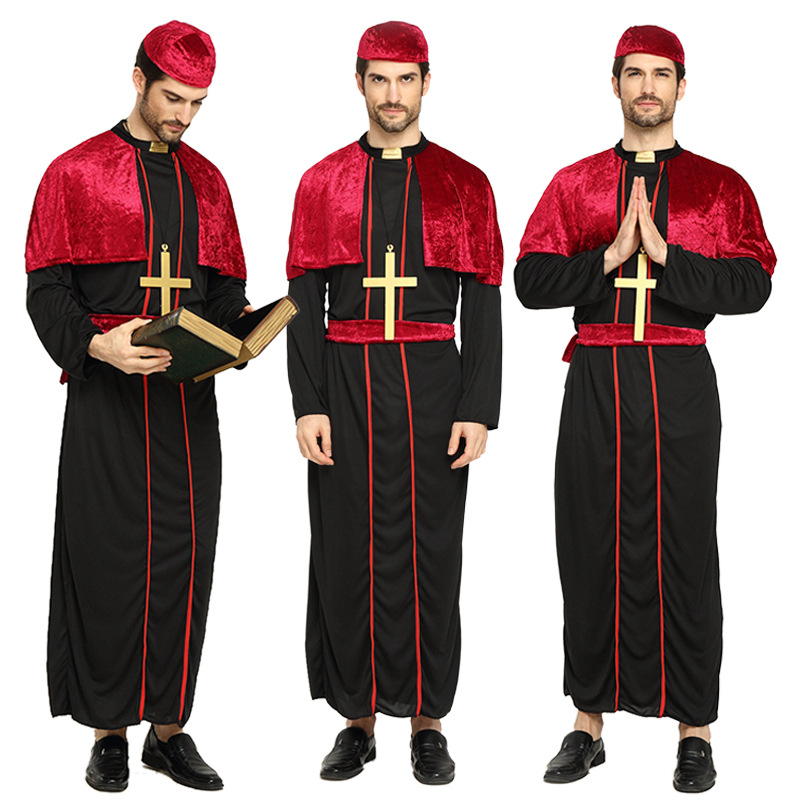 Хэллоуин Cos Resurrection Преподобный.