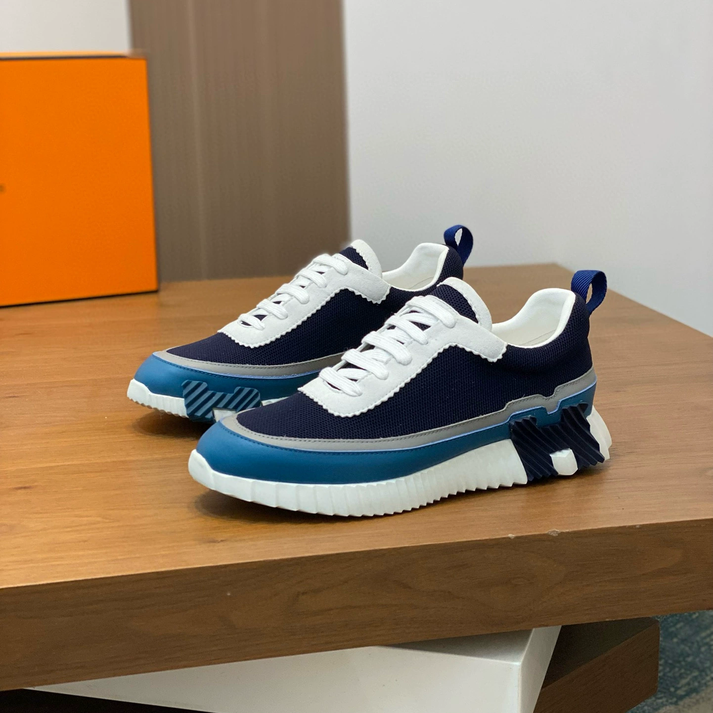 Guangtoujia, новые летние повседневные туфли на толстой подошве со шнуровкой, дышащая уличная мужская обувь с сетчатой ​​строчкой, модная спортивная обувь для мужчин