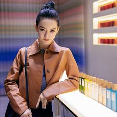 戚薇同款pu皮衣外套女短款韩版高级感女士皮夹克机车服2025女式秋