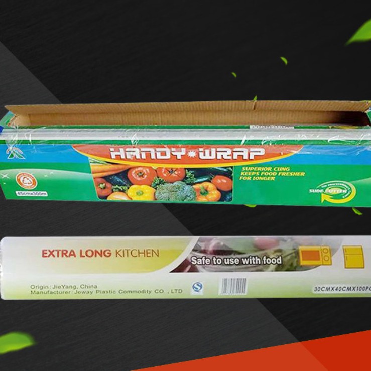 En caja de alimentos PE frutas y verduras cocina congelada envoltura de plástico hogar alimentos vegetales envoltura de plástico distribución al por mayor