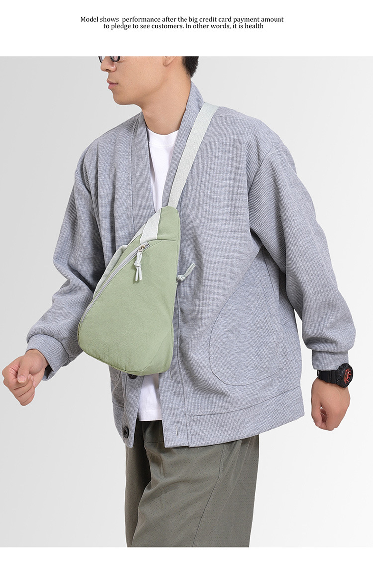 Chest bag, shoulder bag, shopping, travel, cycling, sports, solid color crossbody phone bag for women, daily use small bag, niche design.