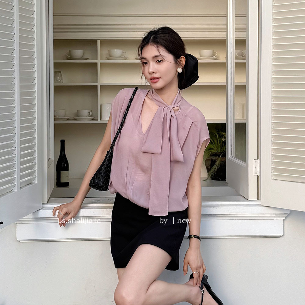 Design summer elegant shirt sleevless