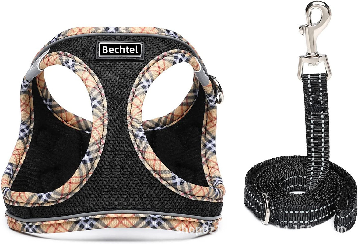 Correa de pecho chaleco tipo cuerda de tracción para caminar cuerda para perros cuerda para gatos adornos perros pequeños artículos para mascotas anti-desprendimiento