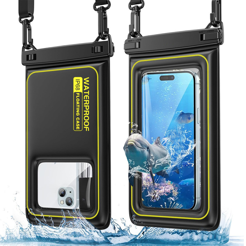 New Double Hook Sponge Floating Mobile Phone Waterproof Bag Diving Swimming Touchscreen Anti-drop Crossbody Mobile Phone Waterproof Case New Double Hook Sponge Floating Mobile Phone Waterproof Bag Diving Swimming Touchscreen Anti-drop Crossbody Mobile Phone Waterproof Case